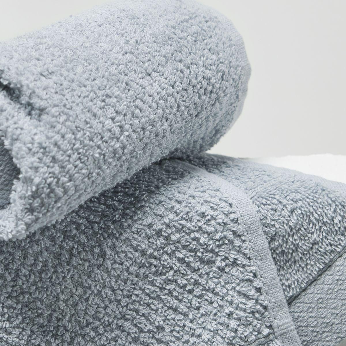 Serviette de bain uni BIO ORGANIC gris