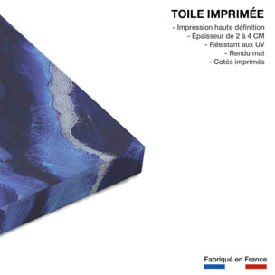Tableau bleu malte Toile imprimée