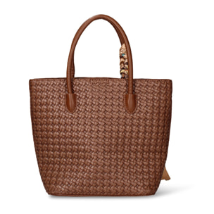 Borsa a mano donna - Modello Ismara Nova - Pelle vegana PU - 24.0 x 20.0 x 9.5 cm