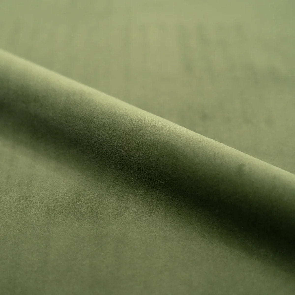 Fauteuil pivotant en velours vert olive foncé - Ysé