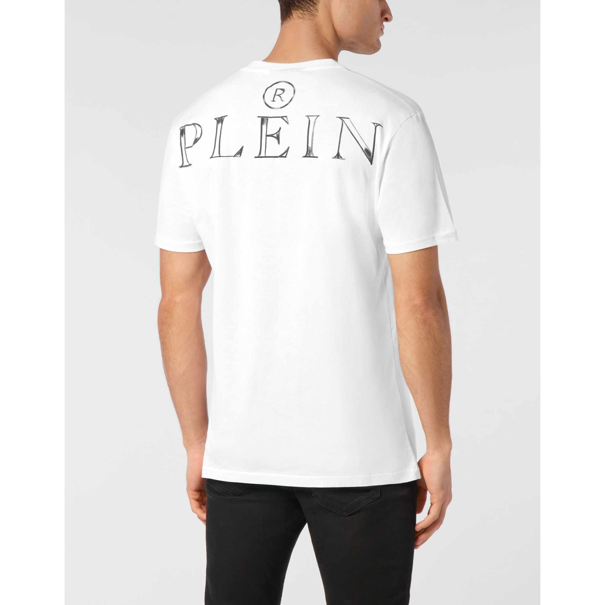 PHILIPP PLEIN T-Shirt Round Neck SKULL