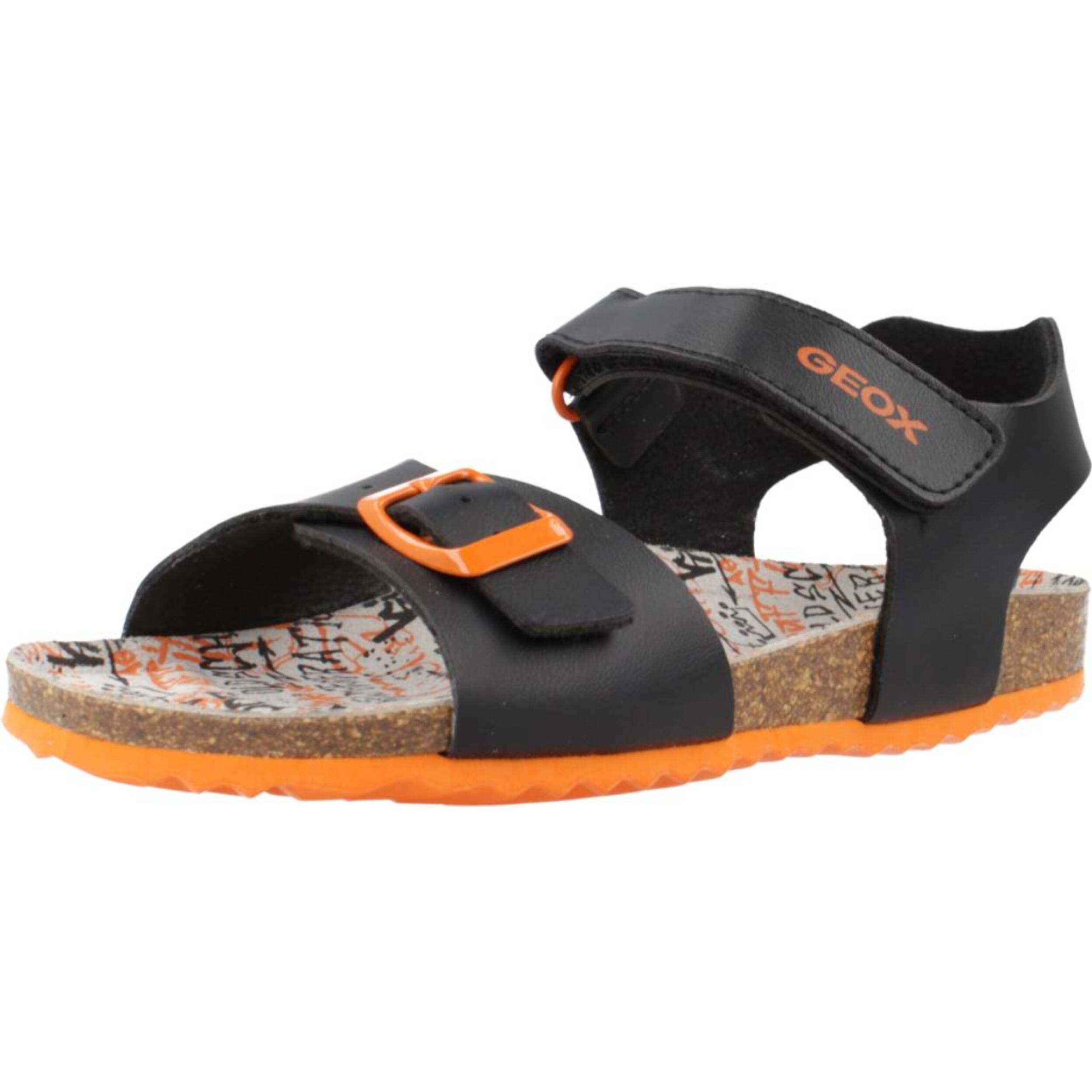 Sandalias Niño de la marca GEOX  modelo J GHITA BOY NEGRO