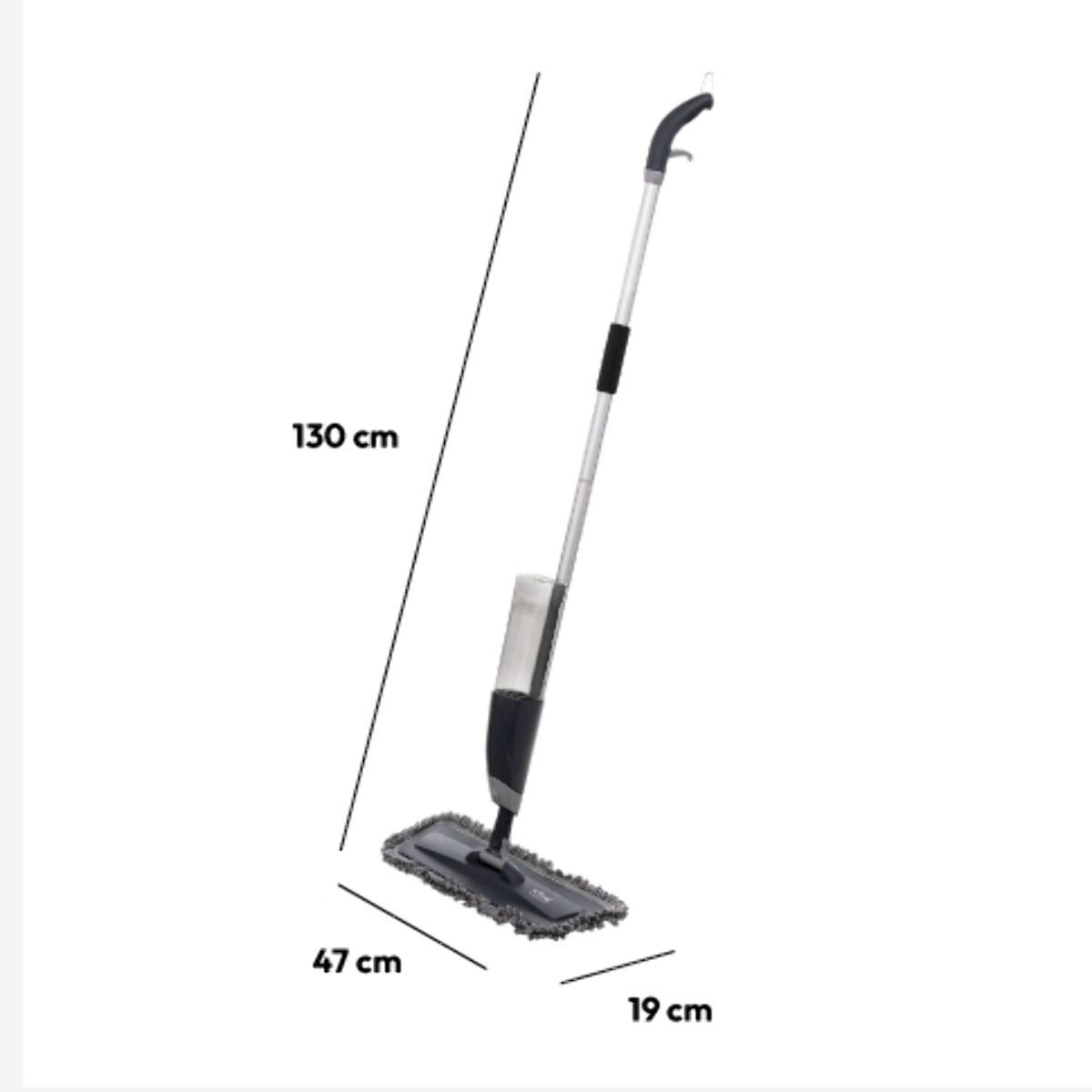Balai avec réservoir et 2 recharges