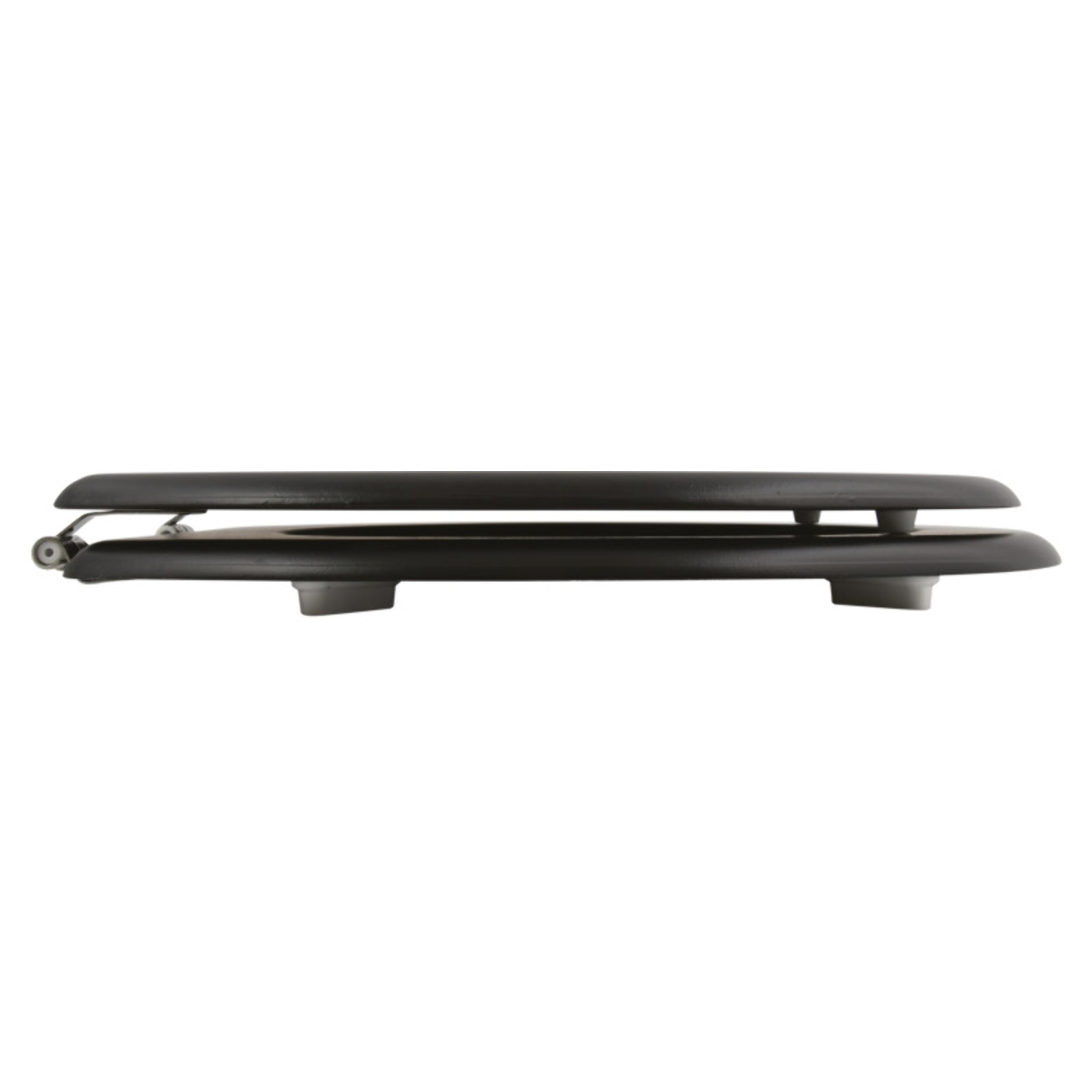 Abattant wc MDF CLEO Noir mat - Charnières Inox MSV