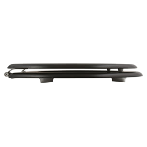 Abattant wc MDF CLEO Noir mat - Charnières Inox MSV
