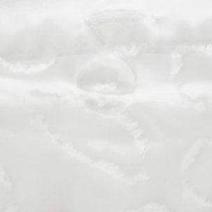 Parure de lit 3 pièces "Swan" jacquard blanc 240x220cm