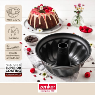 Moule à kouglof 22 cm Zenker PerfectBack+