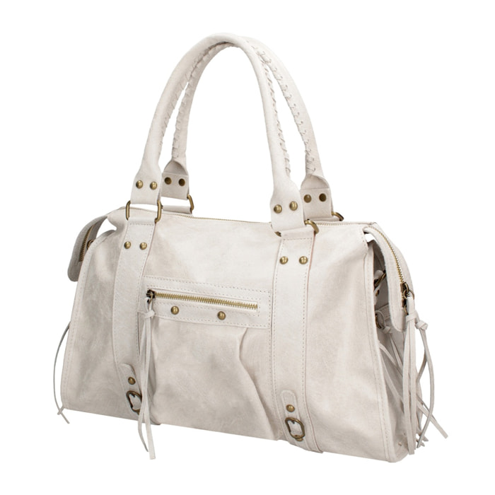 Borsa a spalla da donna - Modello Clara - Vera pelle - 41.0 x 28.0 x 13.0 cm