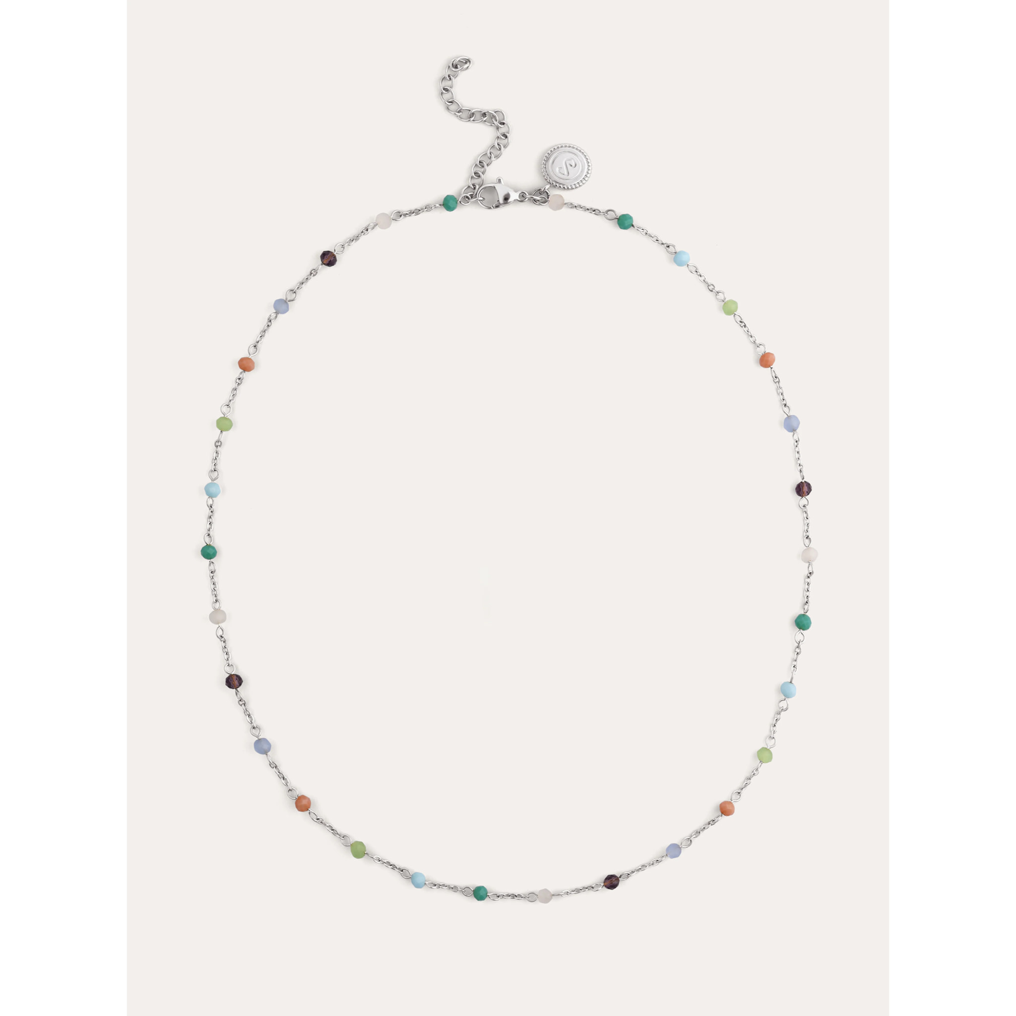 Collana Crystals Colors Acier