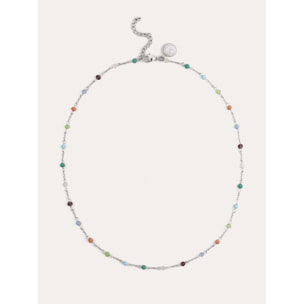 Collana Crystals Colors Acier