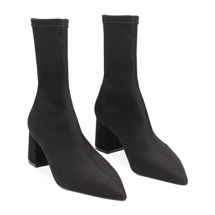 Botines negros de lycra