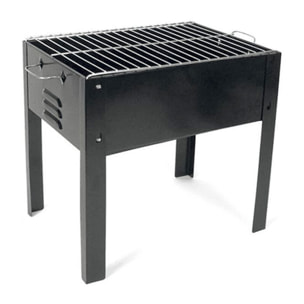 Barbacoa Con Parrilla Negro 35x24x35 Cm