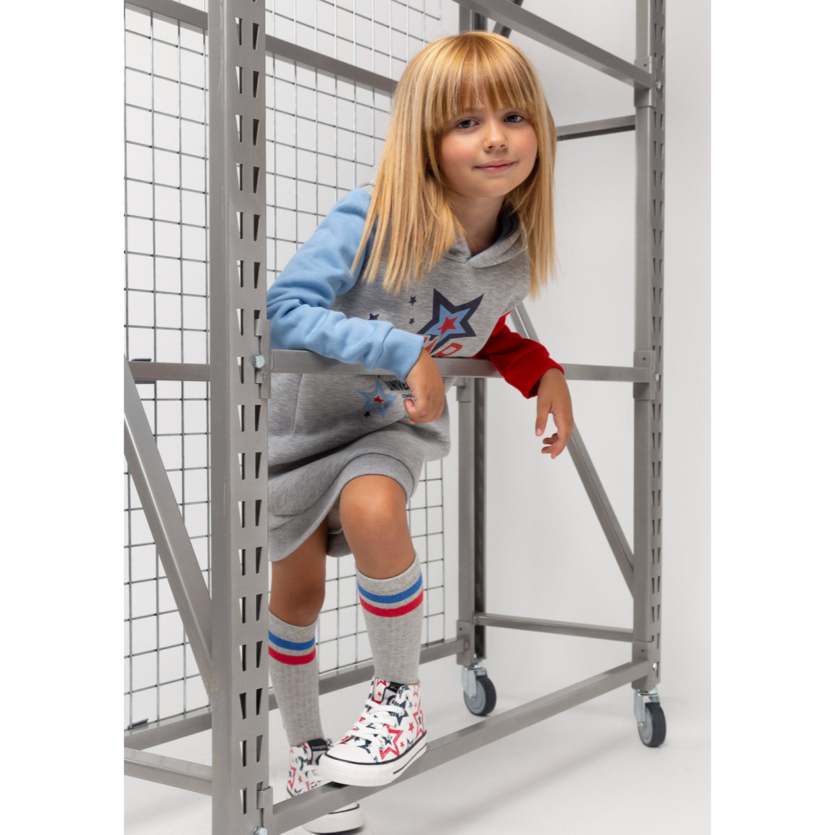 Abito da bambina con cappuccio