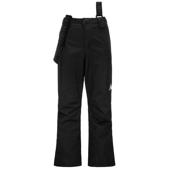 Kappa - Pantaloni Uomo Donna Nero - 8Cento 865