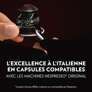 Café Espresso Lungo x10.  Capsules compatibles Nespresso en aluminium