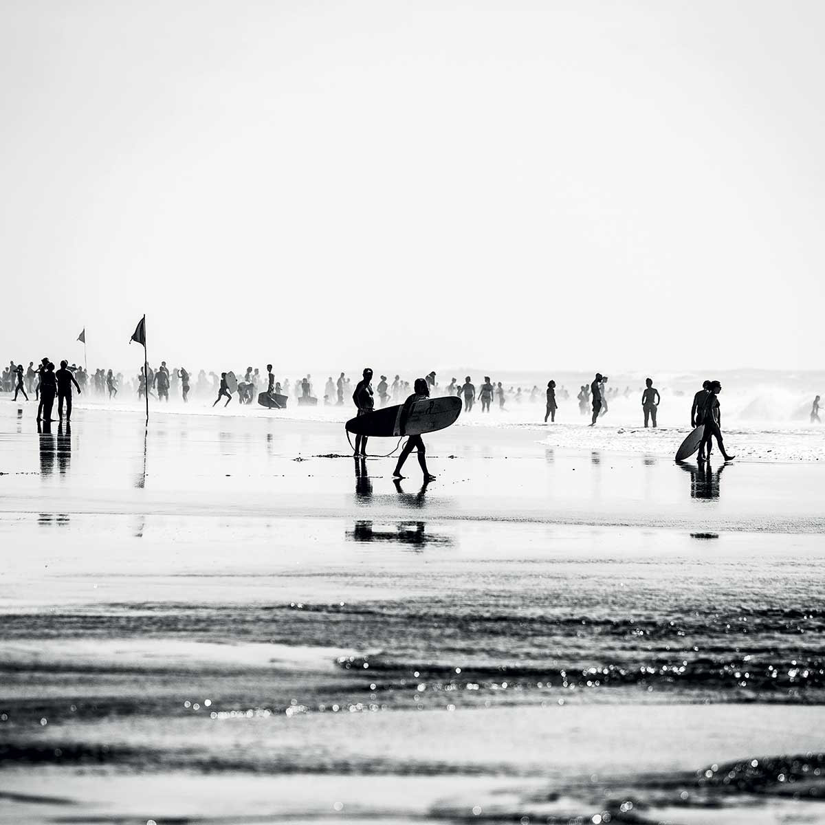 Tableau summer beach time Tableau alu Dibond