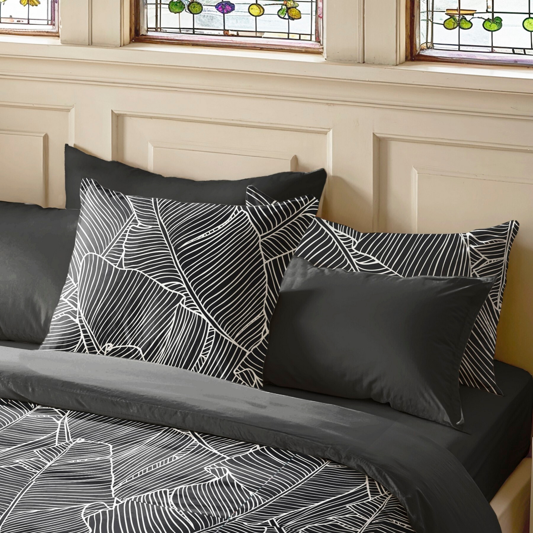 Housse de coussin Bahama Anthracite