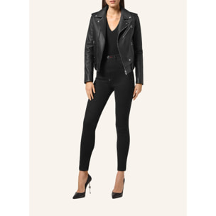 PHILIPP PLEIN Giacca biker in pelle