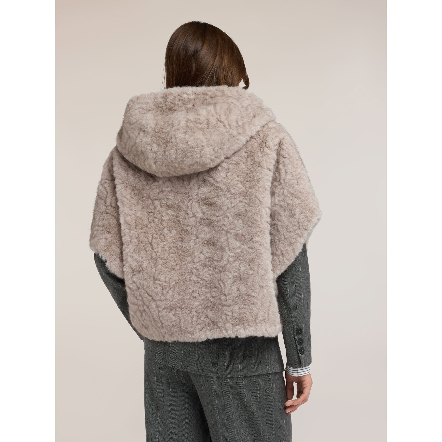 Motivi - Cappa con cappuccio - Beige
