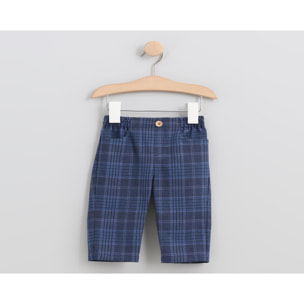 Pantalón cuadro azul