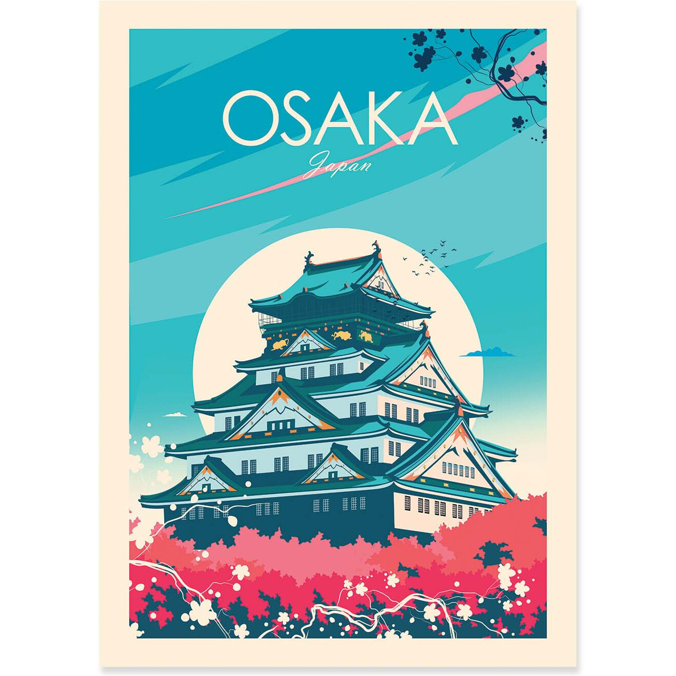 Affiche - Osaka Japan - Studio Inception