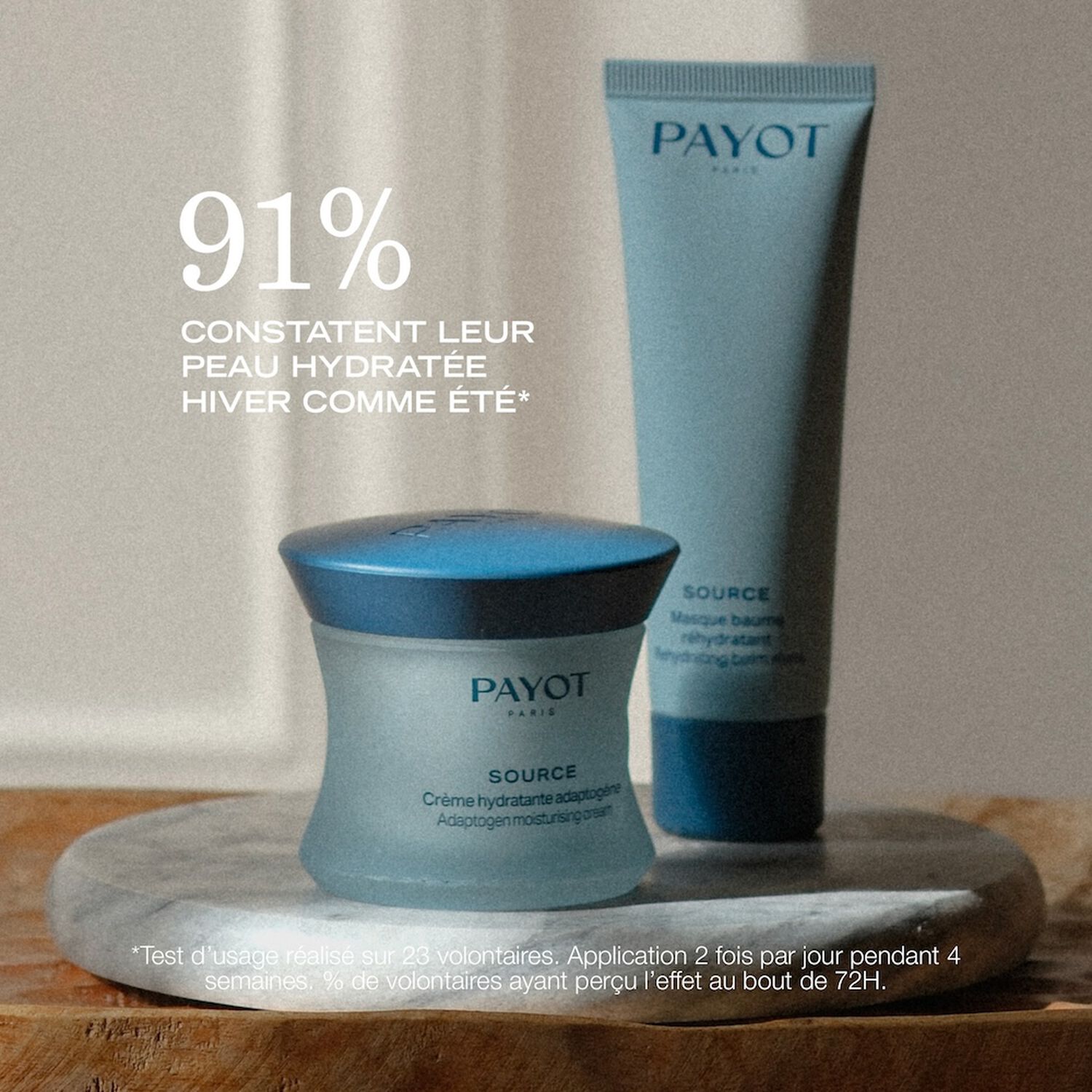 Source - Crème Hydratante Adaptogène - peaux normales à sèches 50 ml