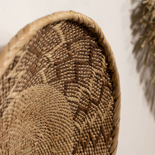 Panier mural tressé à la main au Zimbabwé 33-38cm LIMPO