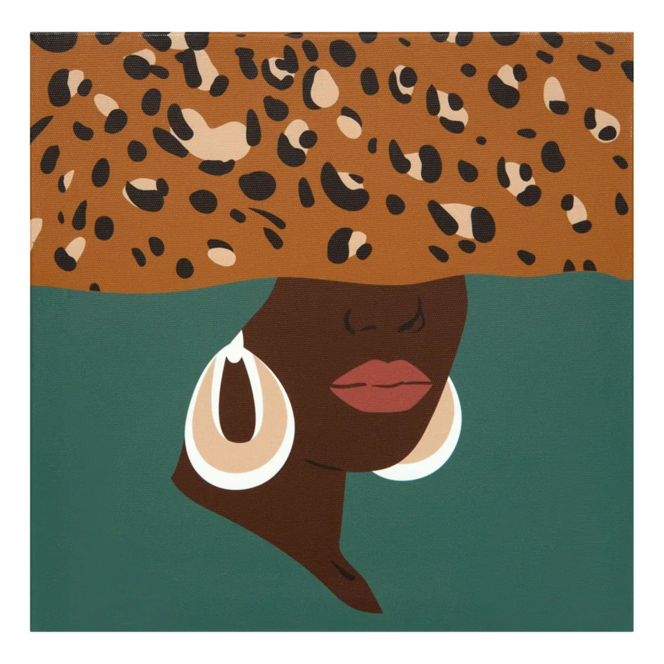 Toile imprimée Cynthia 25x25cm