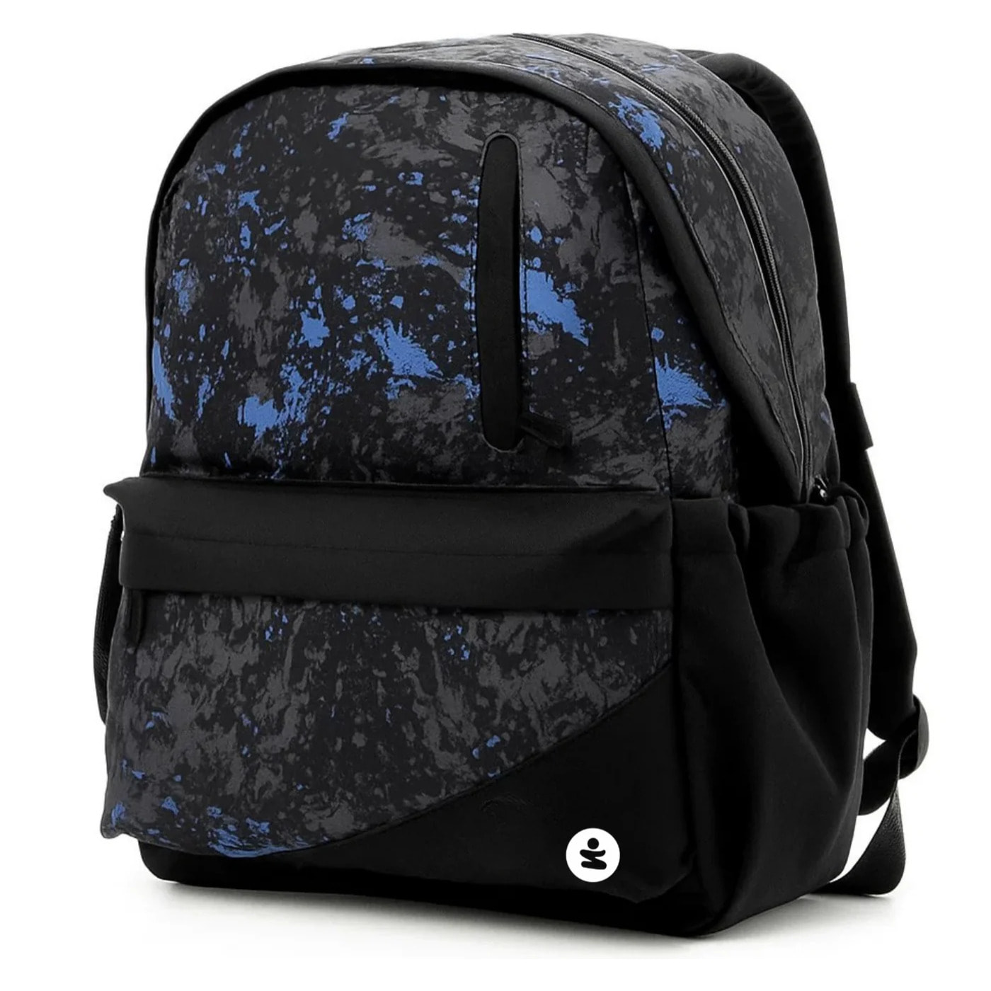 beSmart - ZAINO PRO DOPPIO SCOMPARTO MARBLE BLU