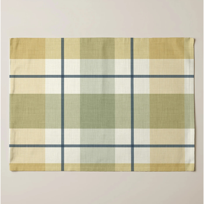 Lot de 2 sets de table anti-taches Teli