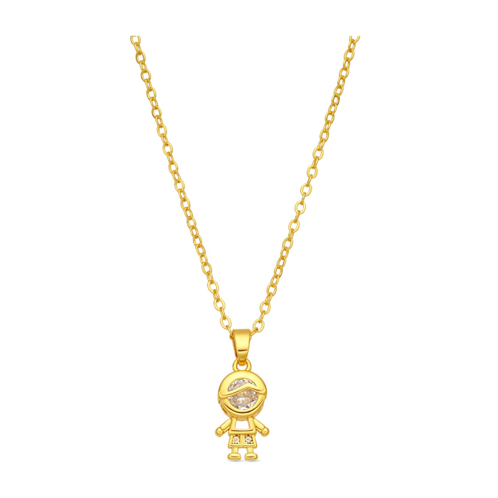 Collar Boy acabado oro amarillo 18k