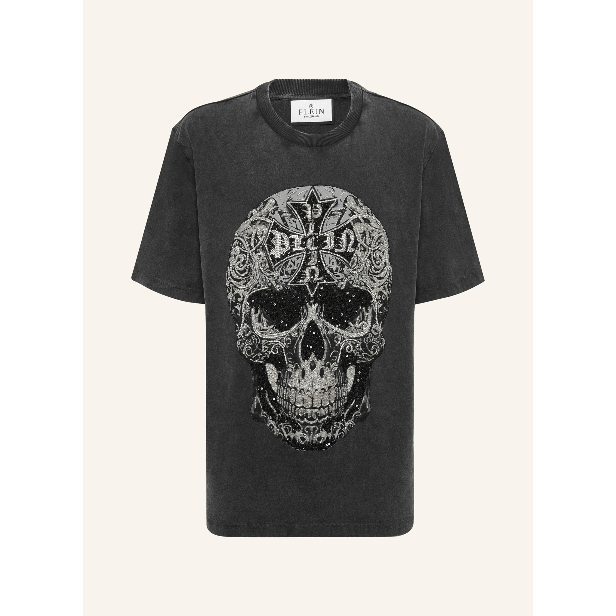 PHILIPP PLEIN Camiseta Cuello Redondo Ss SKULL