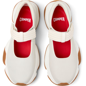 Bailarinas - CAMPER Karst 2 - Blanco - Cuero liso