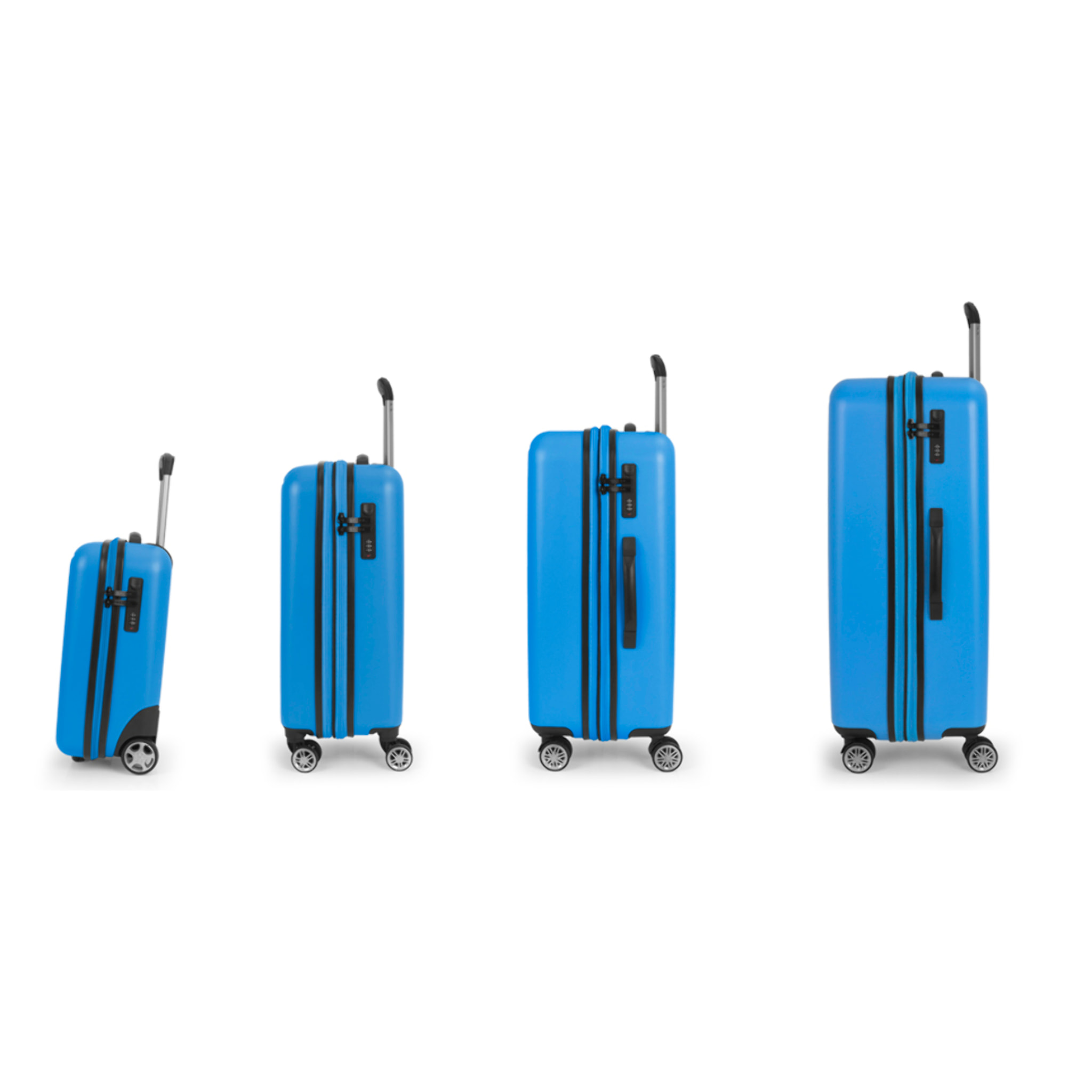 Juego de 4 maletas (XS, cabina, mediana y grande) FUTURE PLUS
