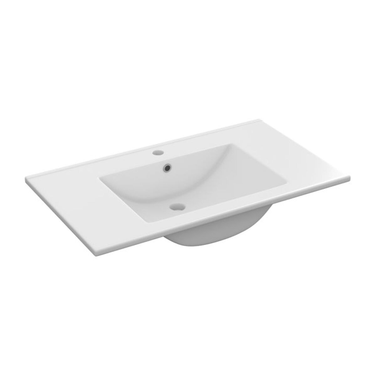 Pack de baño con lavabo cerámico y columna Sense Plus Roble Alaska