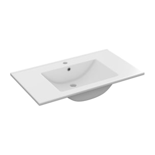 Pack de baño con lavabo cerámico y columna Sense Plus Roble Alaska