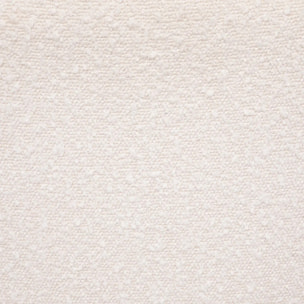 Fauteuil "Amza" - bouclette - blanc