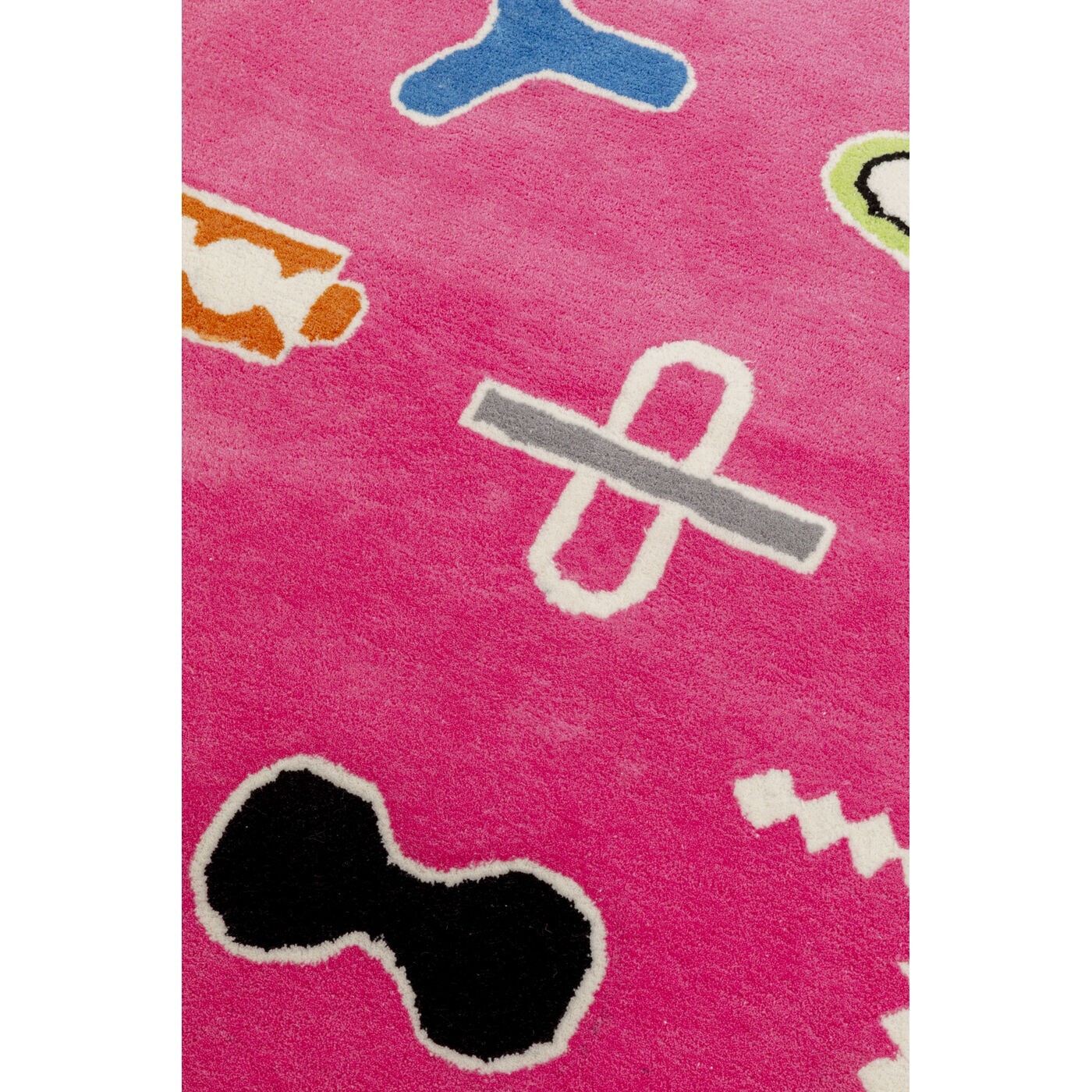 Tapis Glyph 200cm rose Kare Design