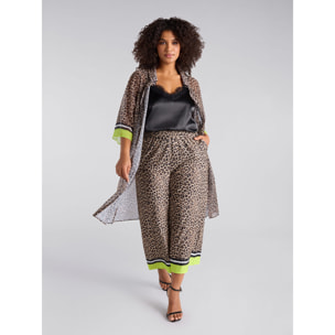 Fiorella Rubino - Top in raso con pizzo - Nero