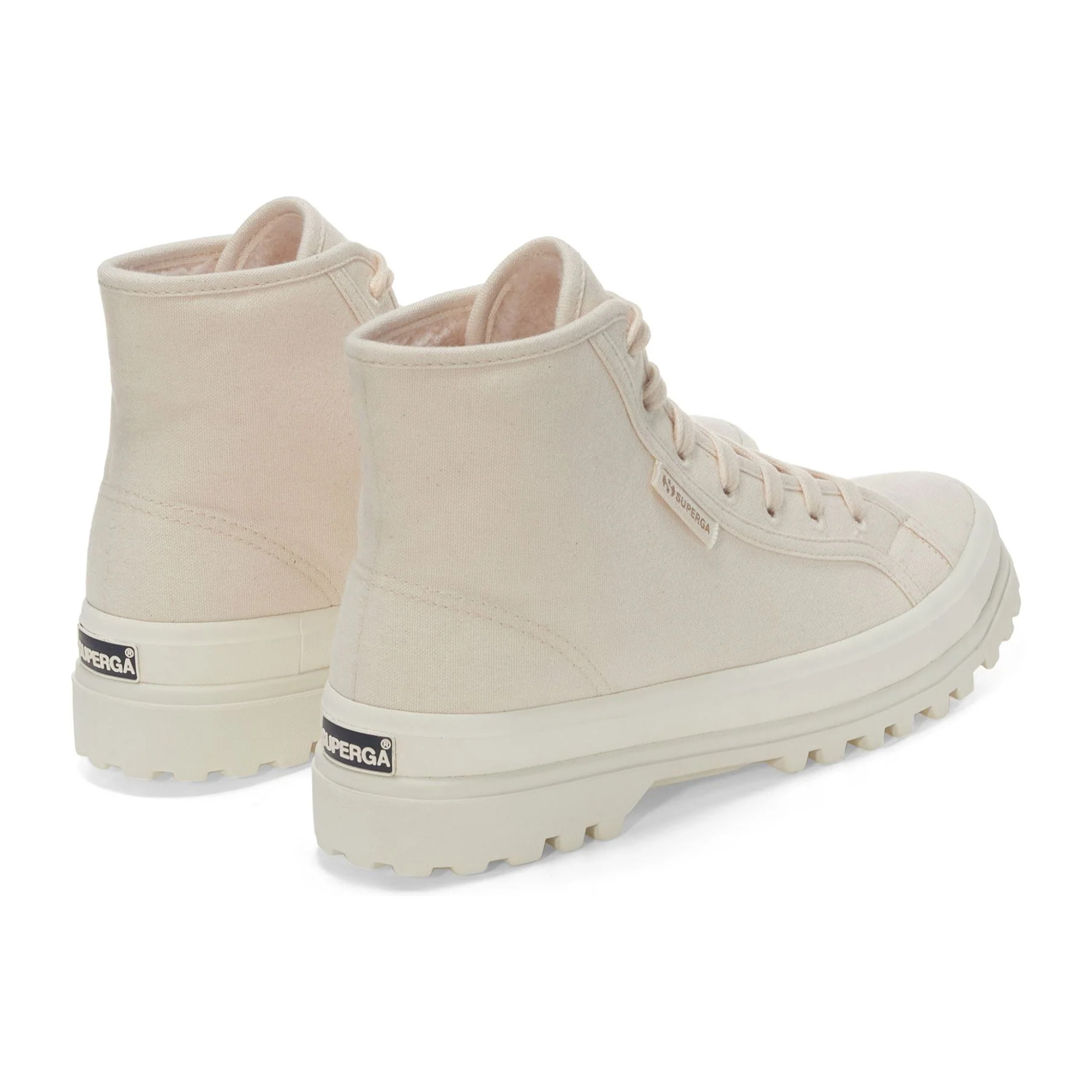 Botines Superga Hombre Mujer 2341 Alpina Organic Canvas Eco-Fur