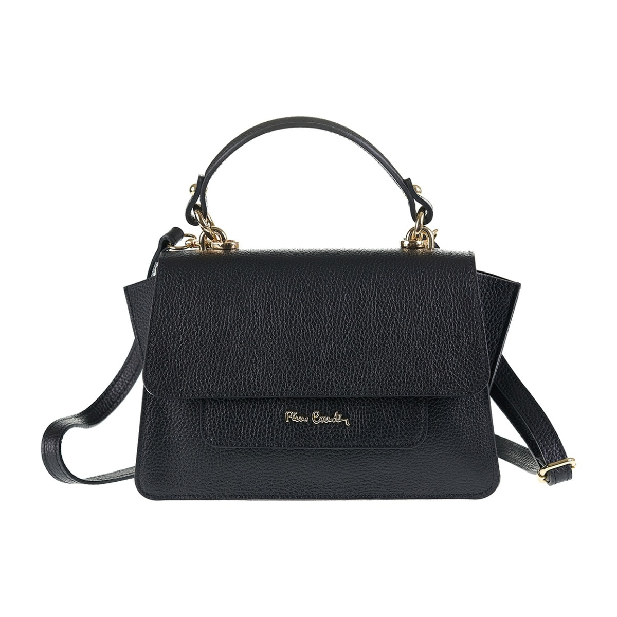 Borsa a mano da donna Made in Italy - Modello Elora Nova - 100% pelle - 23.5 x 15.0 x 10.0 cm