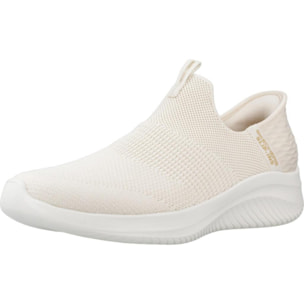 Sneakers De  Mujer Slip-ins Ultra Flex 3.0 Cozy Streak Beis