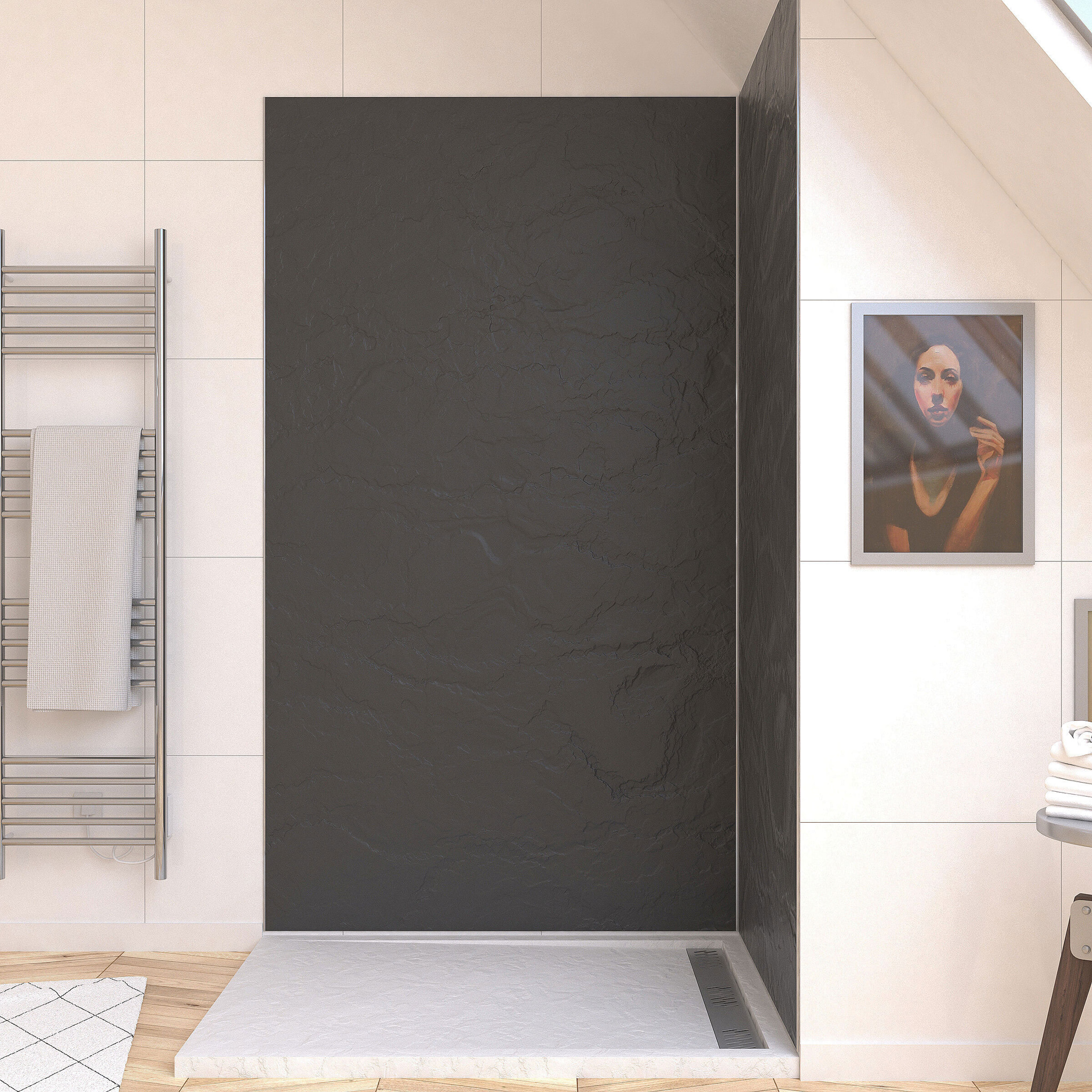 Panneau Mural Pierre Finition Ardoise 120 x 210 cm - STONE'IT ARDOISE