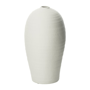 J-Line vase Creta - céramique - blanc - small - 36.5 cm de hauteur