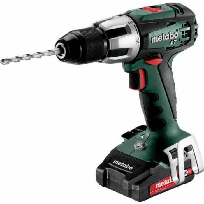 Perceuse à percussion METABO - SB 18V - LT 2 x 2,0 Ah Li-Power, ASC 55, coffret - 602103510