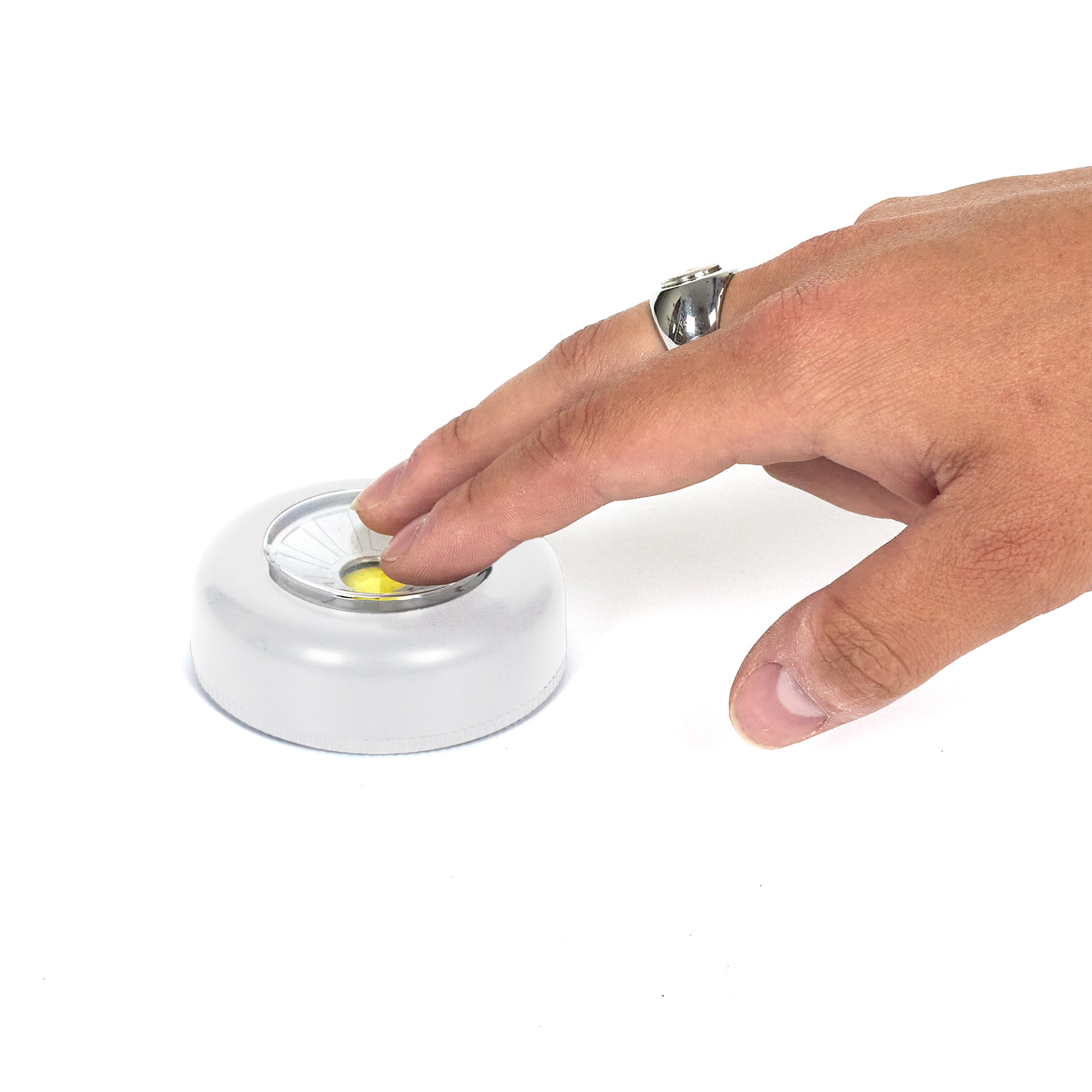 Lampe LED COB - JE CHERCHE UNE IDEE - Adhésive - Blanc