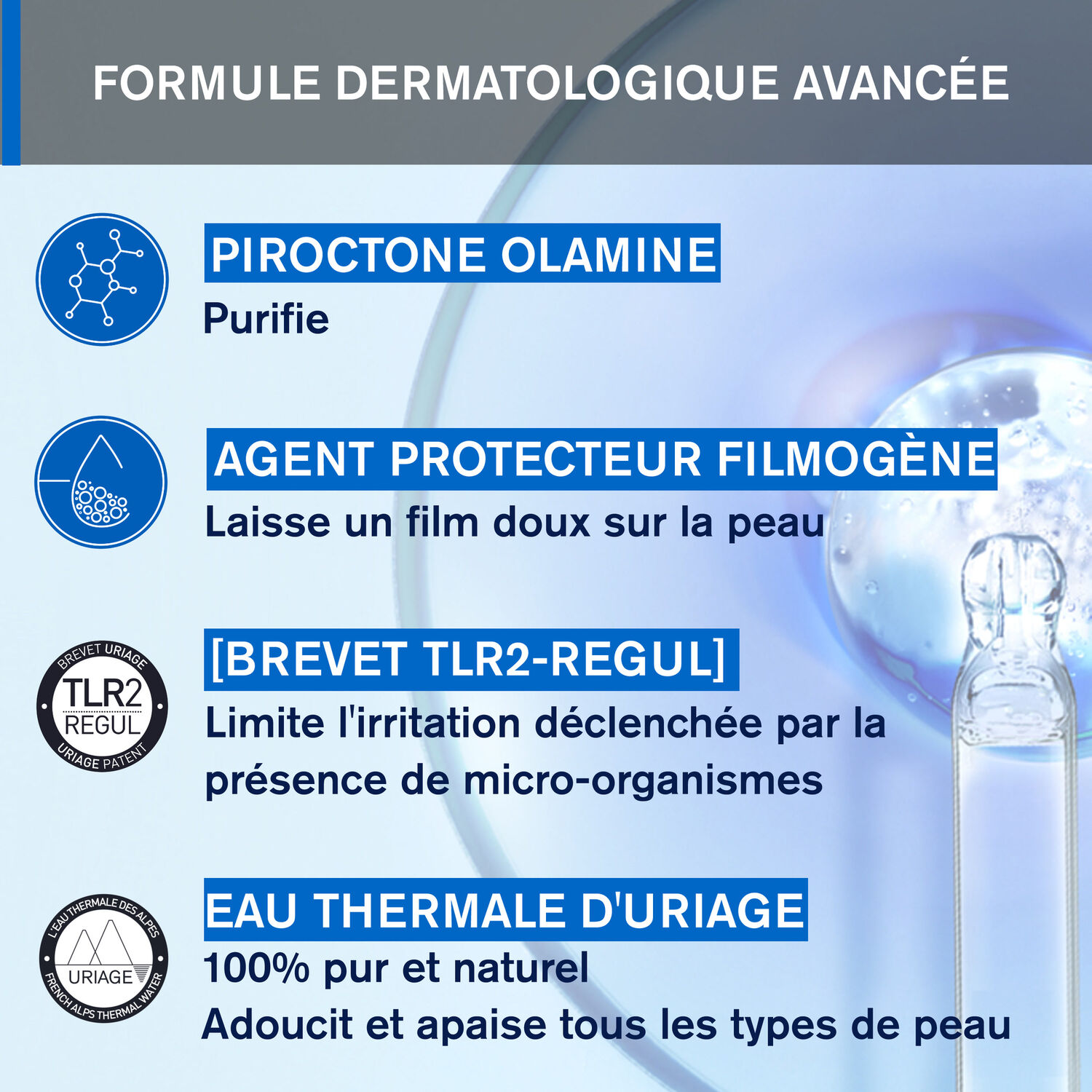 DS - Gel Moussant Régulateur - Nettoie, Purifie & Apaise 150 ml