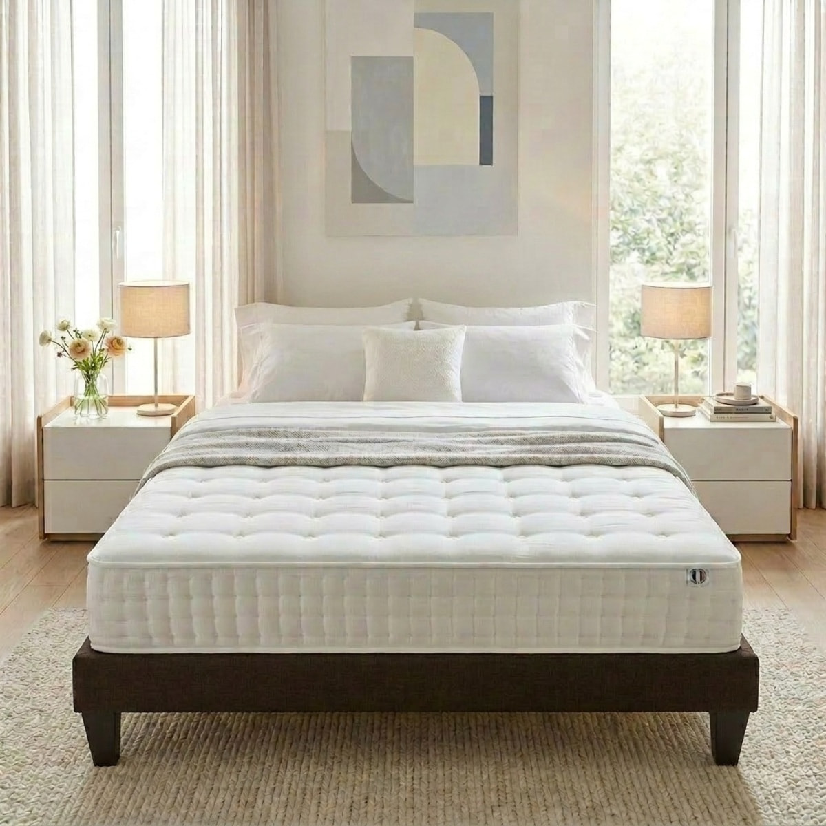 Matelas Vendôme, Soutien Ferme, 25 cm, Mémoire de Forme & Mousse Supersoft, Fabrication Française, Déhoussable