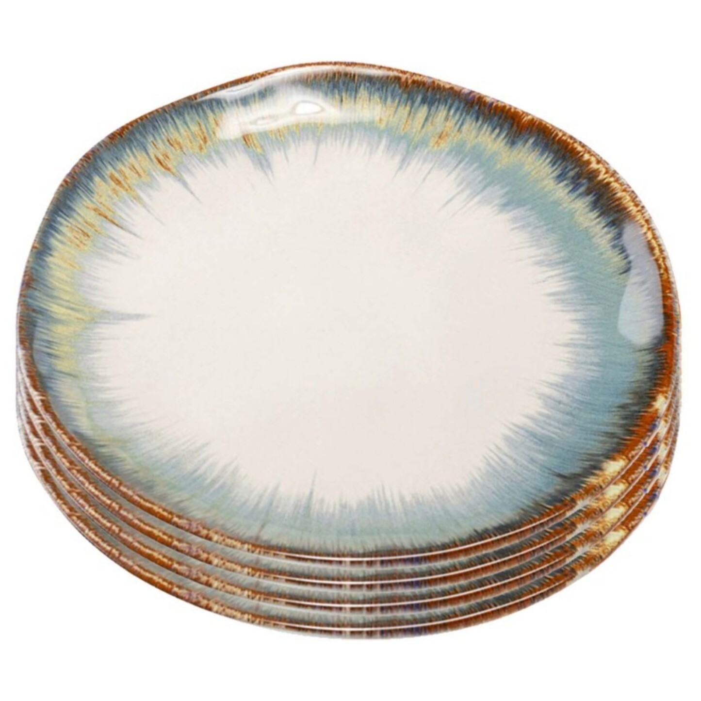 Assiettes Organic 26cm bleues set de 4 Kare Design