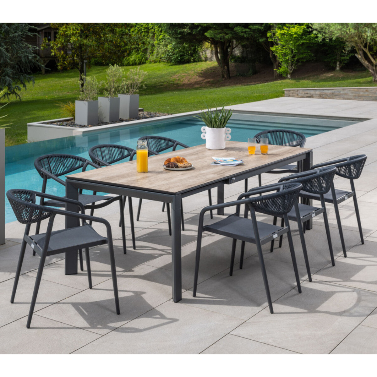 Ensemble table et chaises de jardin  - FONTAPLES